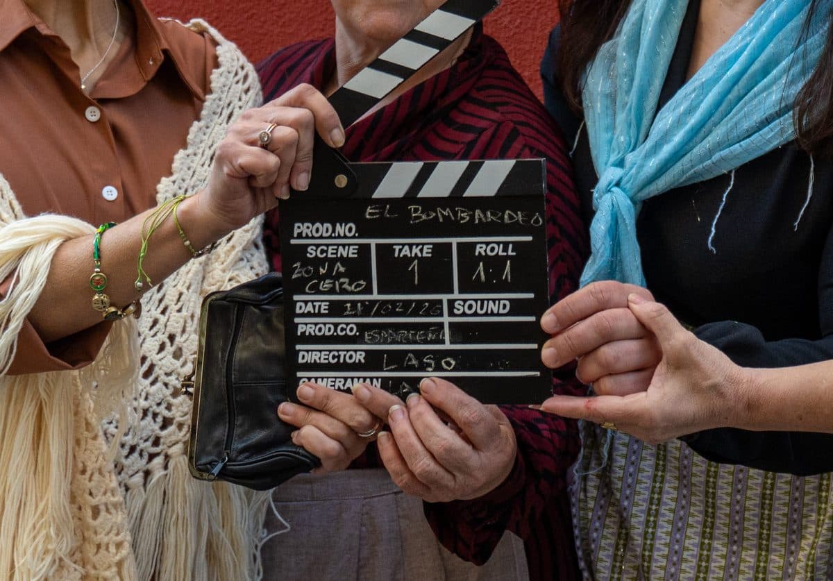 Rodaje el bombardeo de Jaén